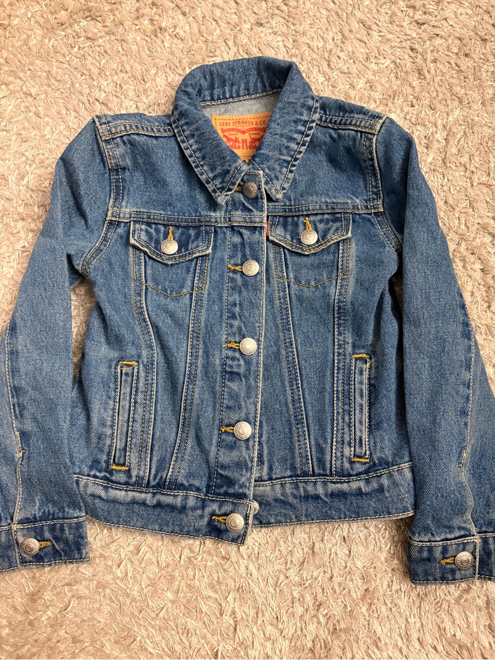 Levi's Kids Blue Denim Jacket - Classic Jean Jacket 4T